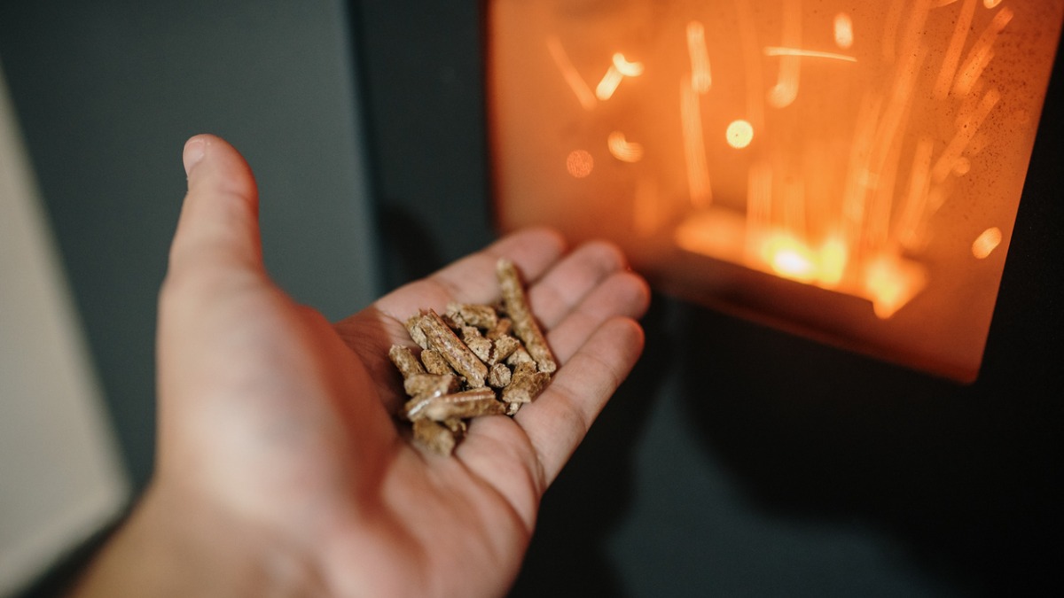 verwarmen met pellets